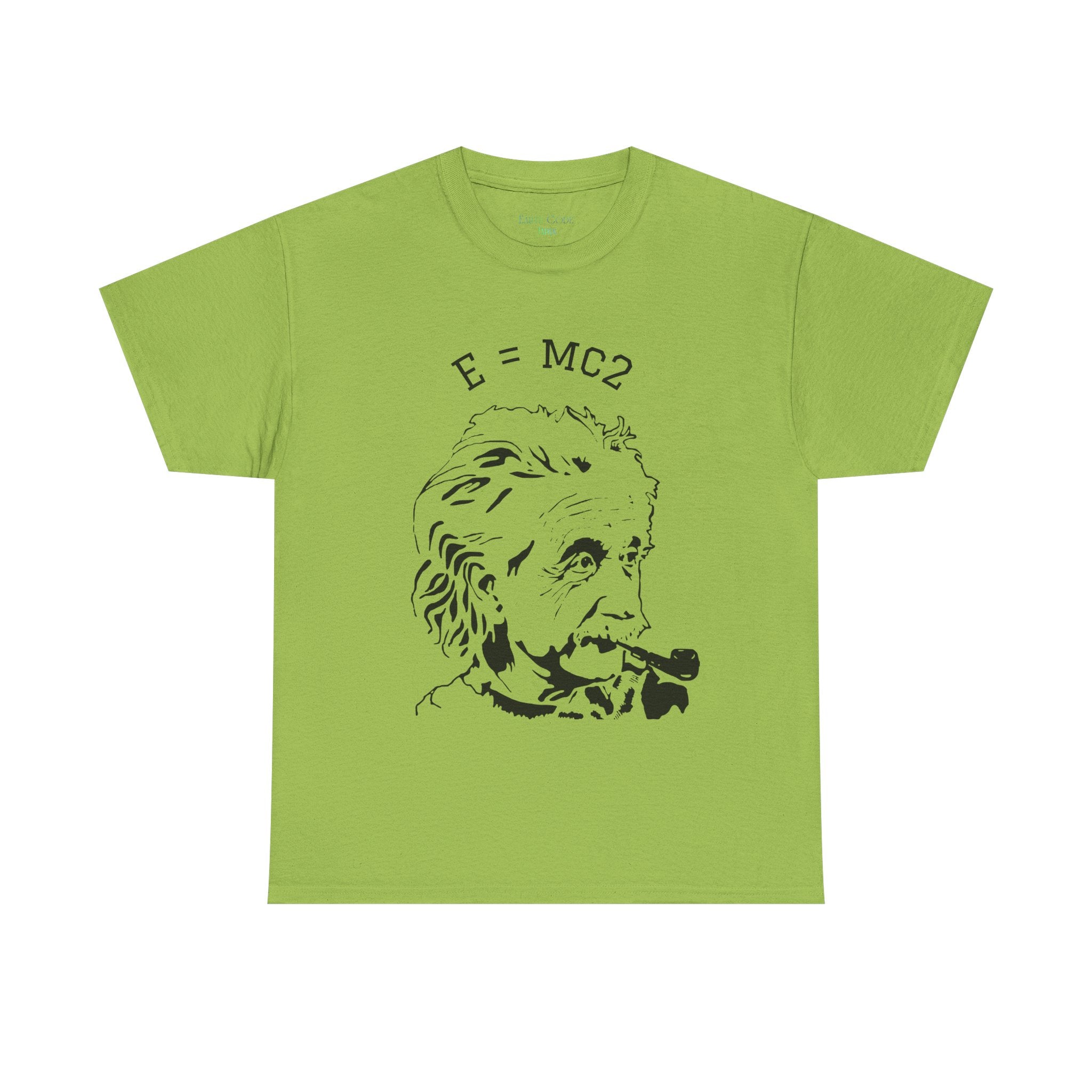 Einstein E=MC² Heavy Cotton Tee | Science Genius Graphic T-Shirt