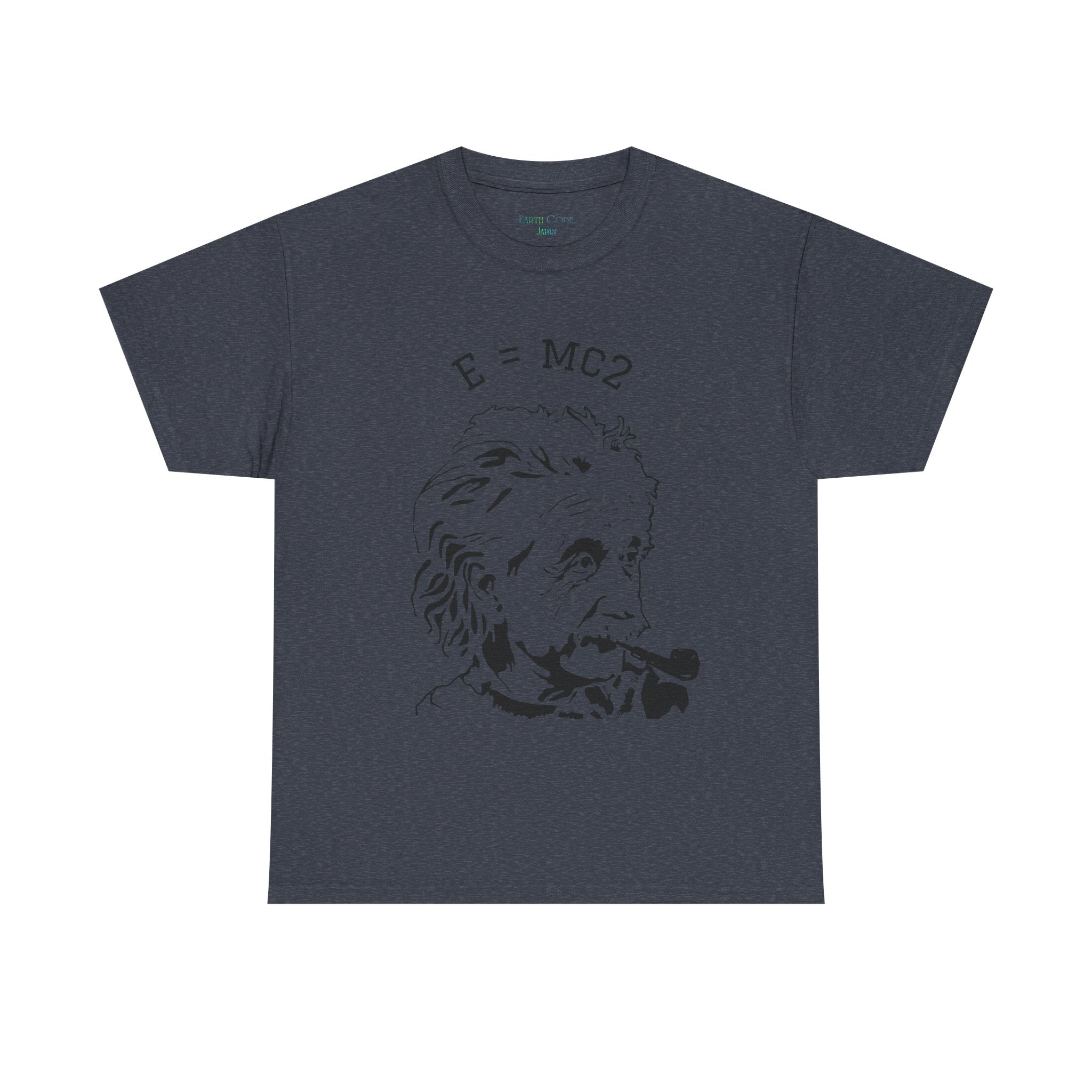 Einstein E=MC² Heavy Cotton Tee | Science Genius Graphic T-Shirt