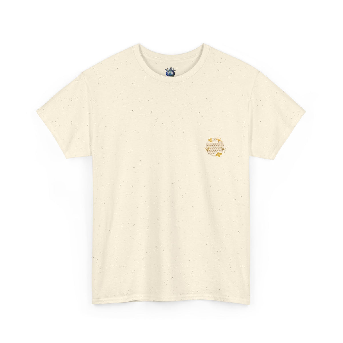 Unisex  Geometric Crane Bird Origami T-Shirt – Minimal Chest Print | Earthian Code