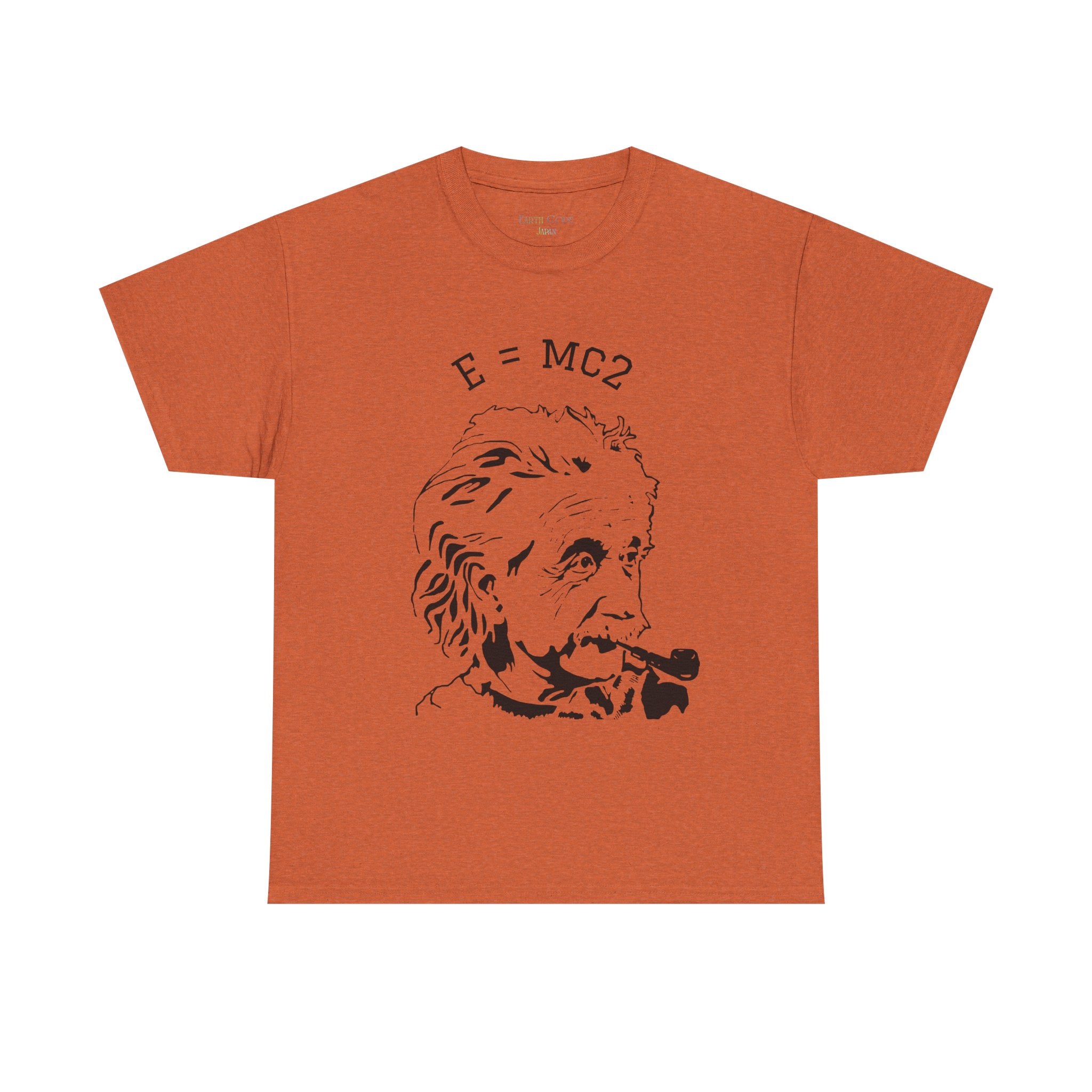 Einstein E=MC² Heavy Cotton Tee | Science Genius Graphic T-Shirt