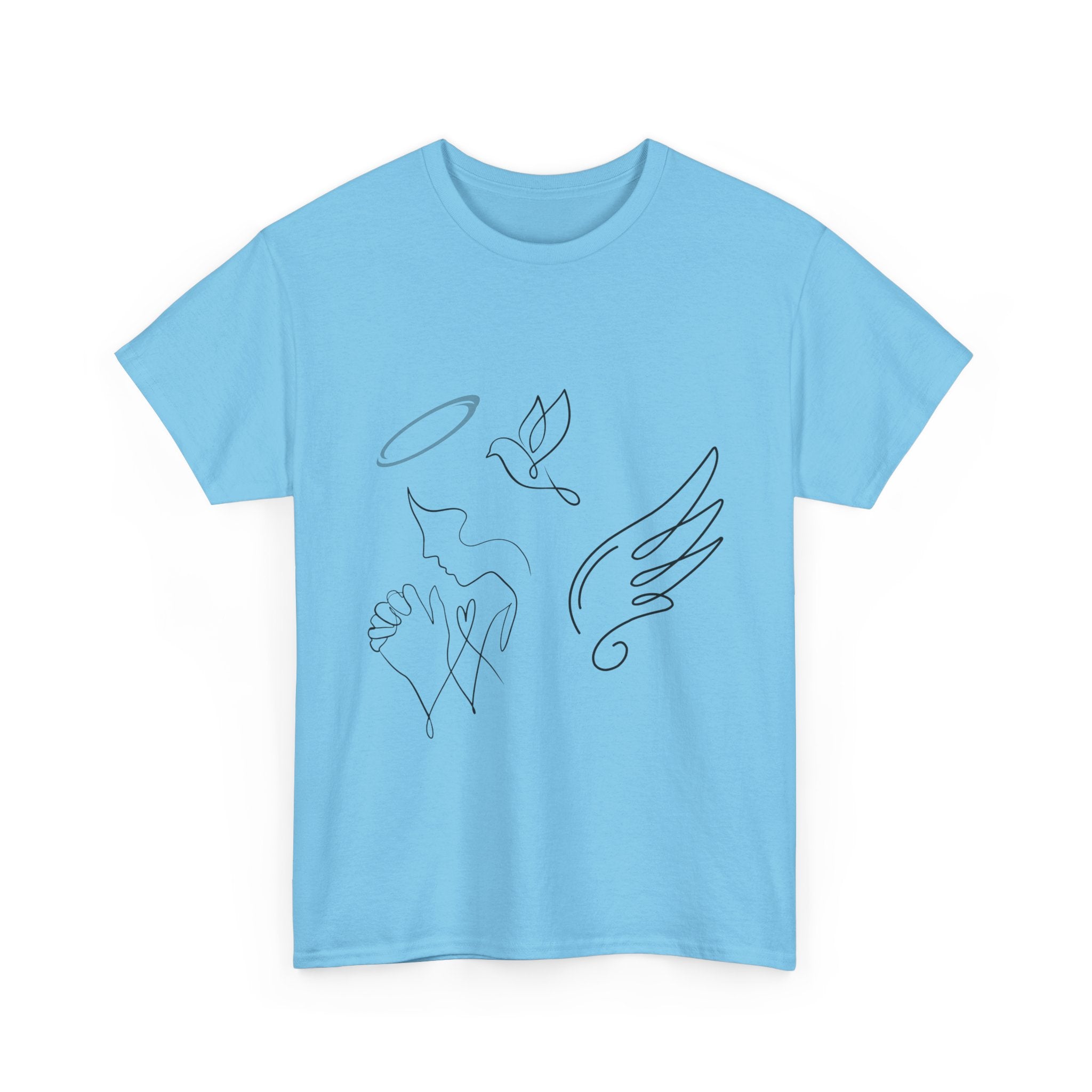 Copy of Copy of Minimal Subliminal circle text T-Shirt | Less Is More design
