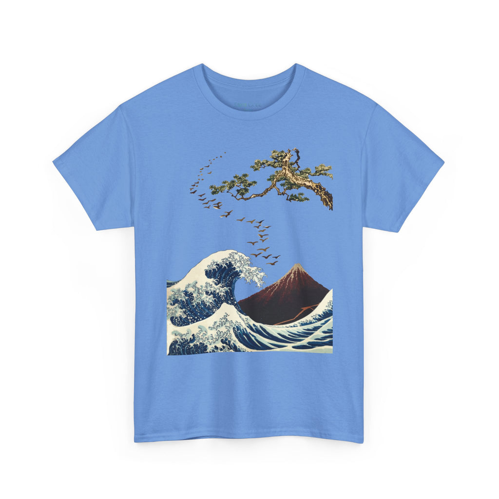 Hokusai Japanese Art T-Shirt | The Great Wave, Mount Fuji & Pine Tree Collage Tee