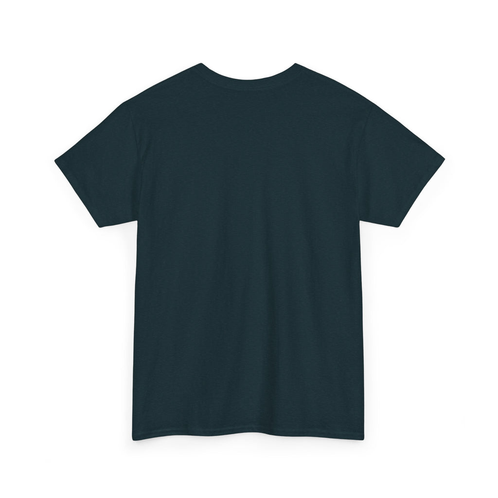 Geometric Prism Graphic Tee — Futuristic Cyan Violet Crystal T-Shirt