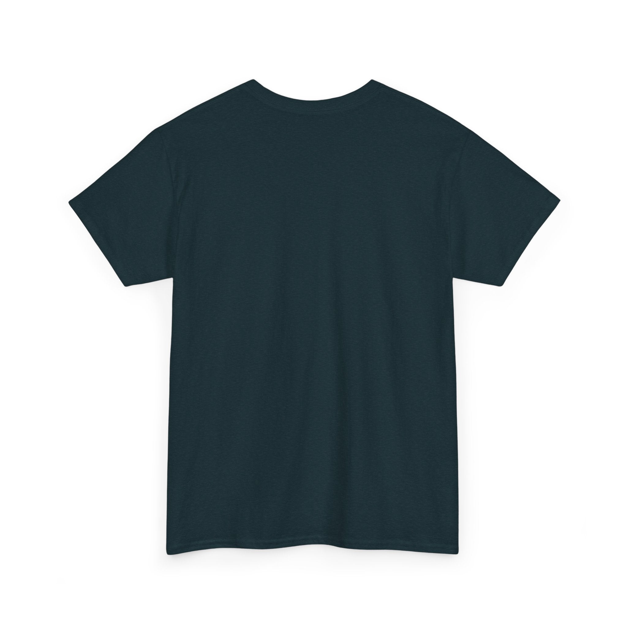 Geometric Prism Graphic Tee — Futuristic Cyan Violet Crystal T-Shirt