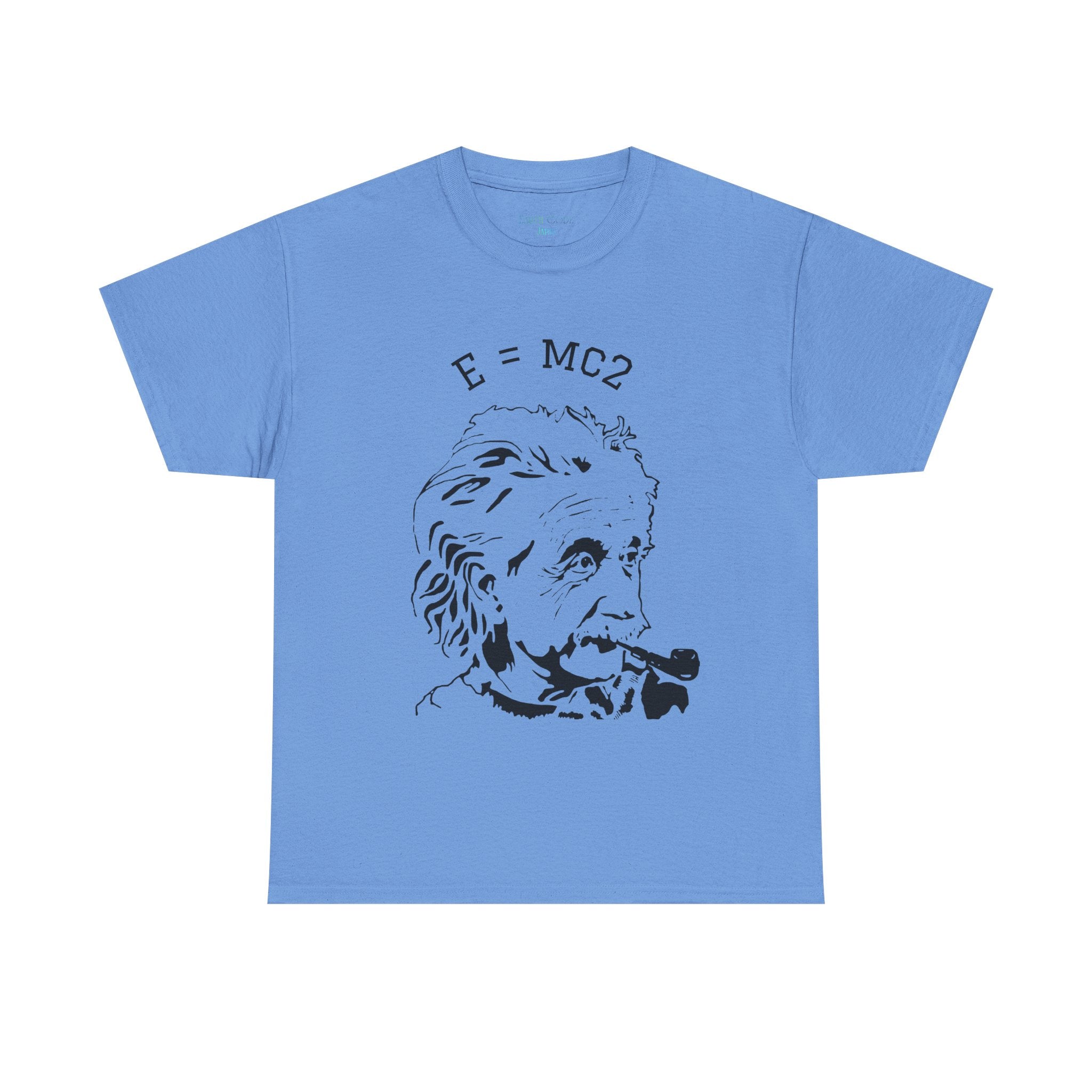 Einstein E=MC² Heavy Cotton Tee | Science Genius Graphic T-Shirt