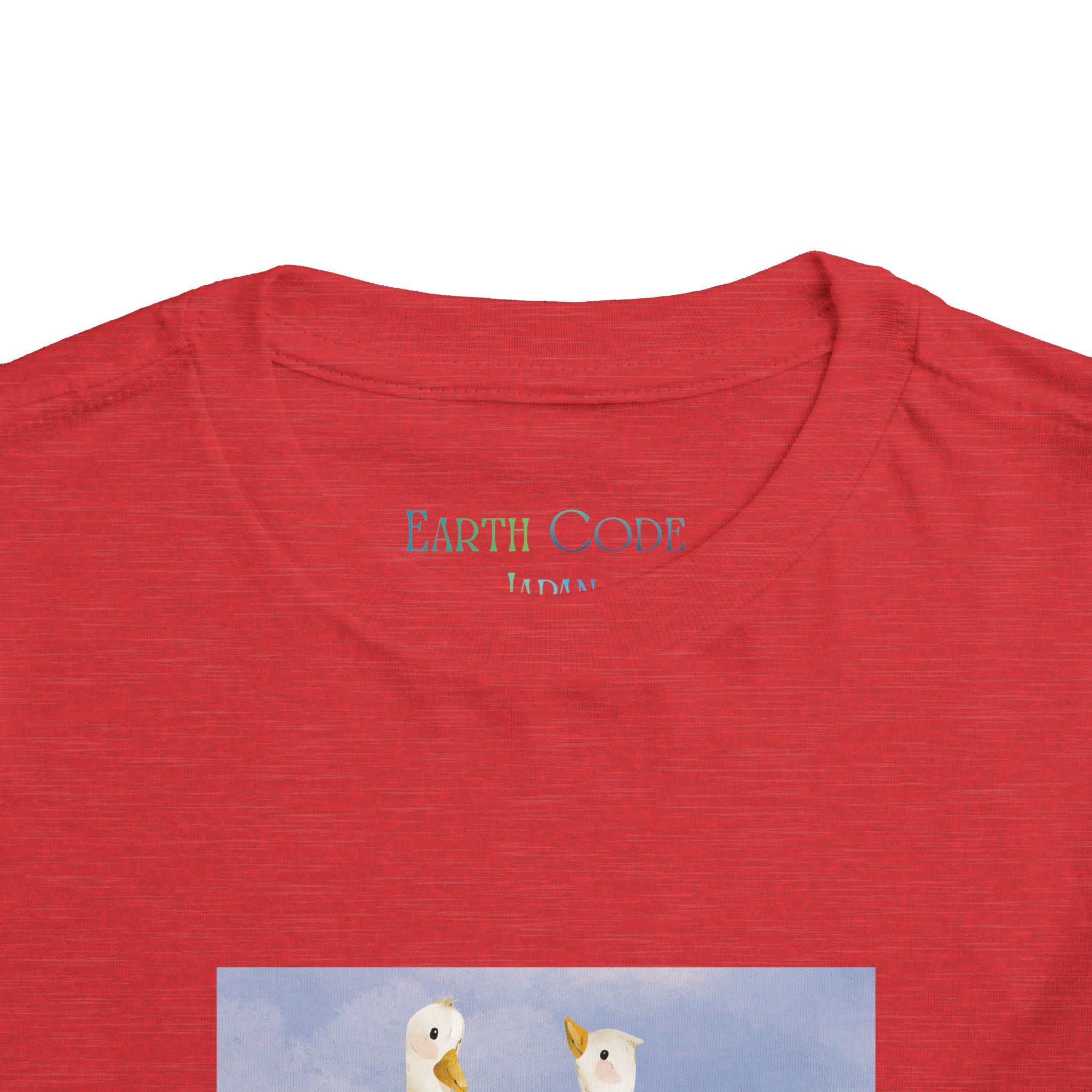 Mama and Baby Goose Toddler Tee | Spring Floral Animals