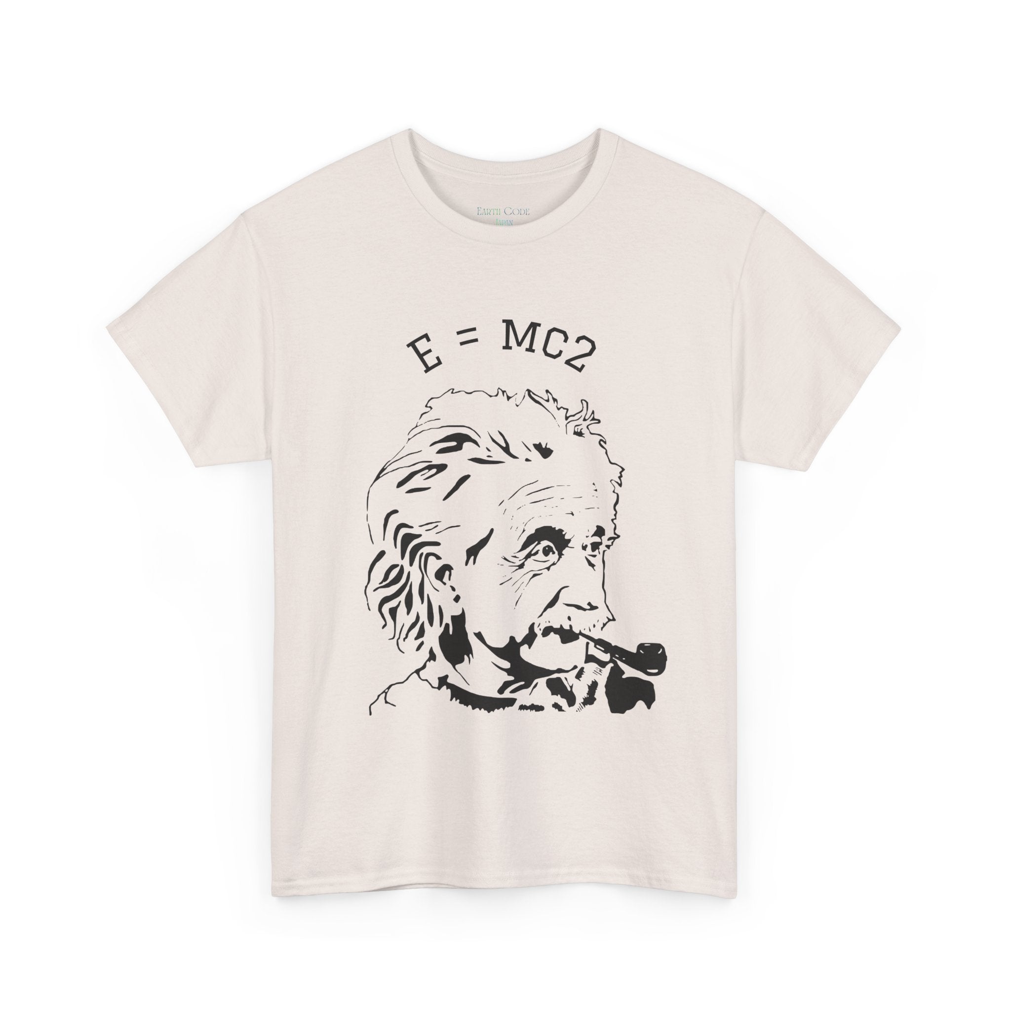 Einstein E=MC² Heavy Cotton Tee | Science Genius Graphic T-Shirt