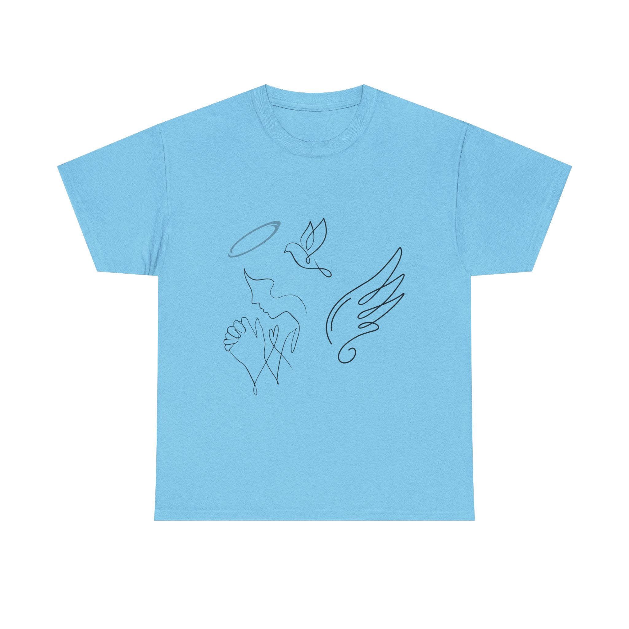 Copy of Copy of Minimal Subliminal circle text T-Shirt | Less Is More design