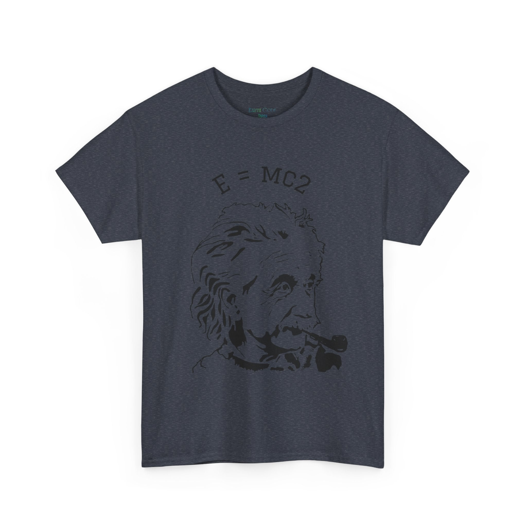Einstein E=MC² Heavy Cotton Tee | Science Genius Graphic T-Shirt