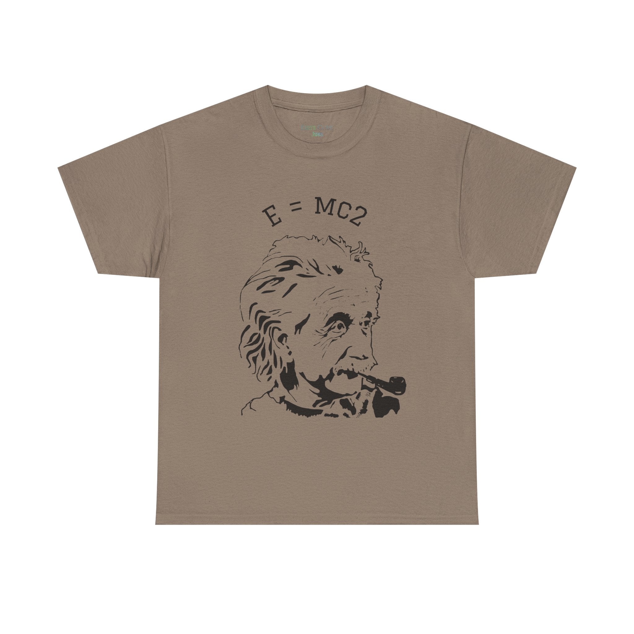 Einstein E=MC² Heavy Cotton Tee | Science Genius Graphic T-Shirt