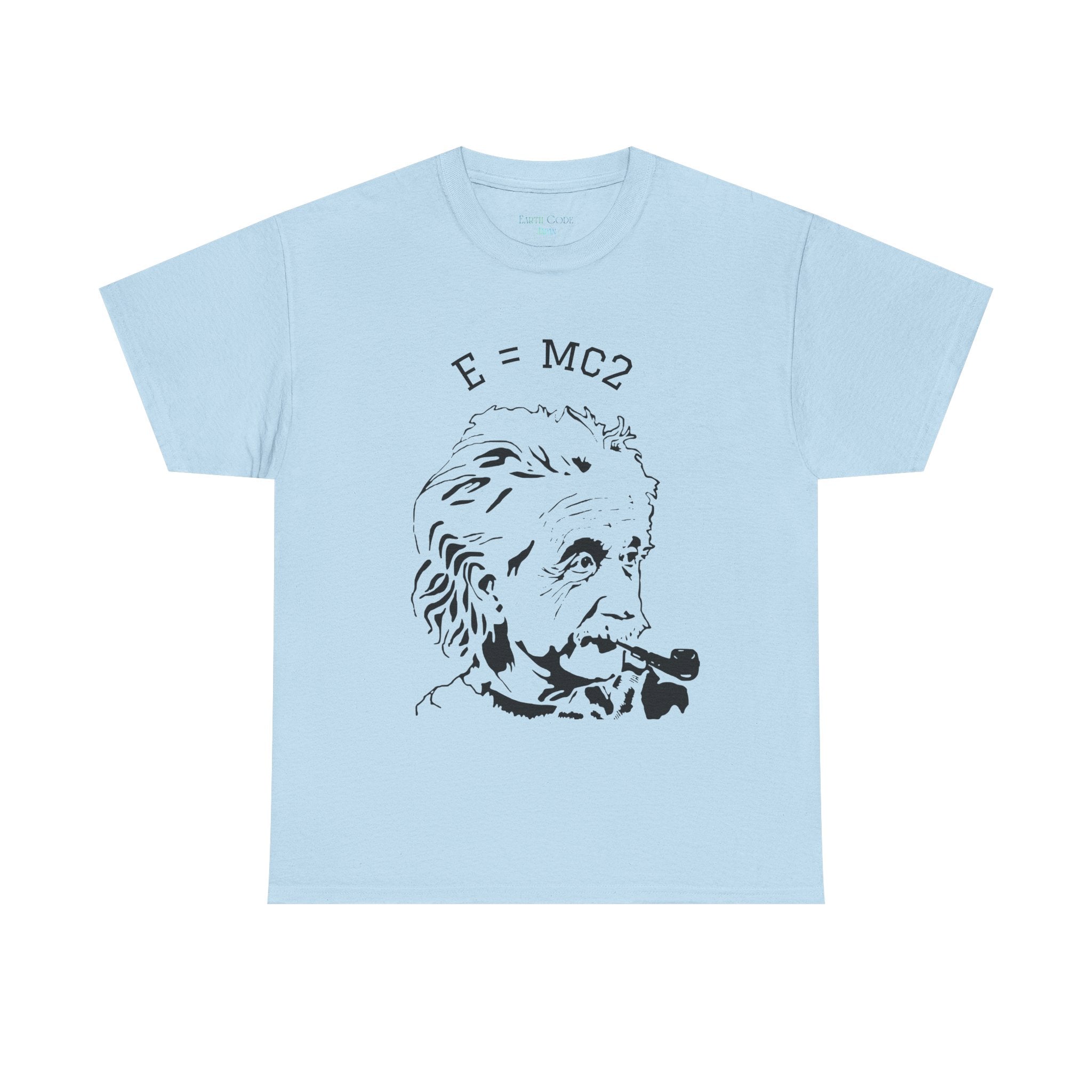 Einstein E=MC² Heavy Cotton Tee | Science Genius Graphic T-Shirt