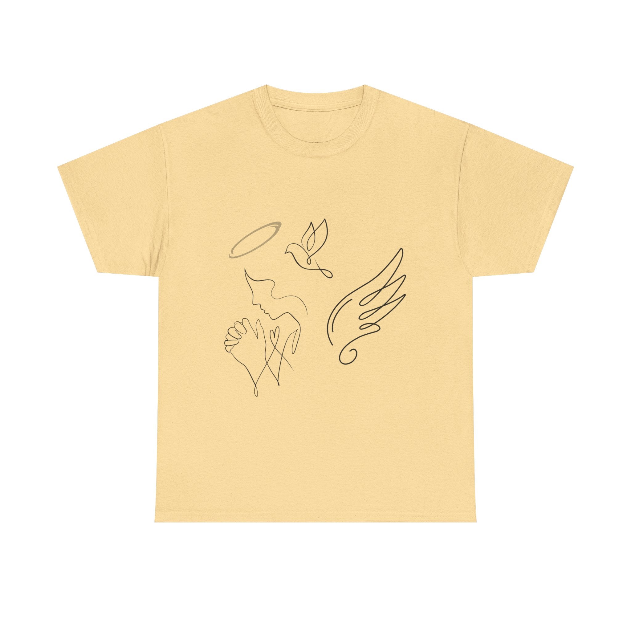 Copy of Copy of Minimal Subliminal circle text T-Shirt | Less Is More design