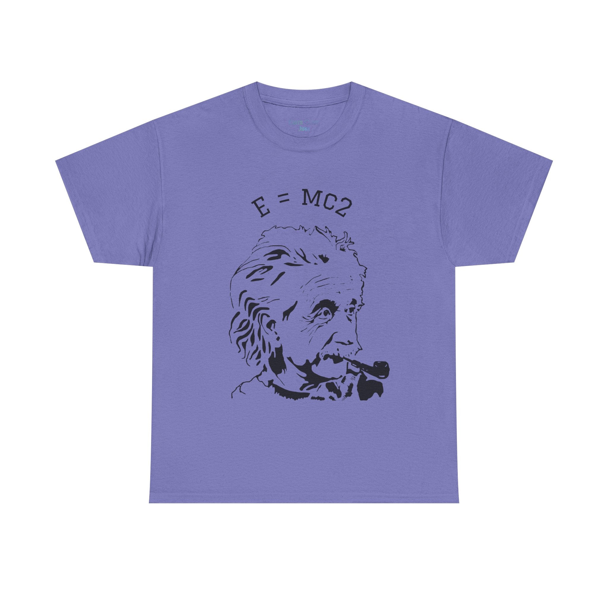 Einstein E=MC² Heavy Cotton Tee | Science Genius Graphic T-Shirt