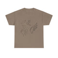 Copy of Copy of Minimal Subliminal circle text T-Shirt | Less Is More design