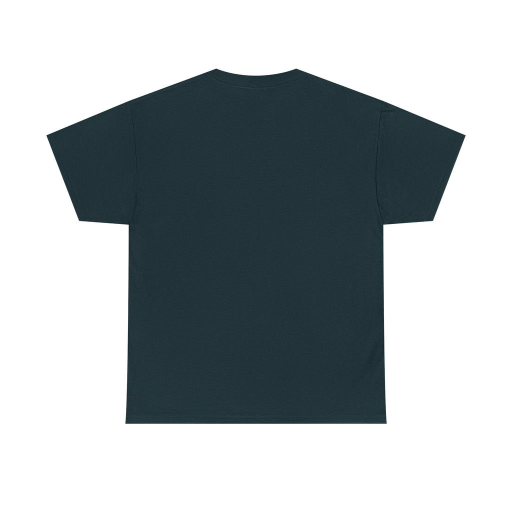 Geometric Prism Graphic Tee — Futuristic Cyan Violet Crystal T-Shirt