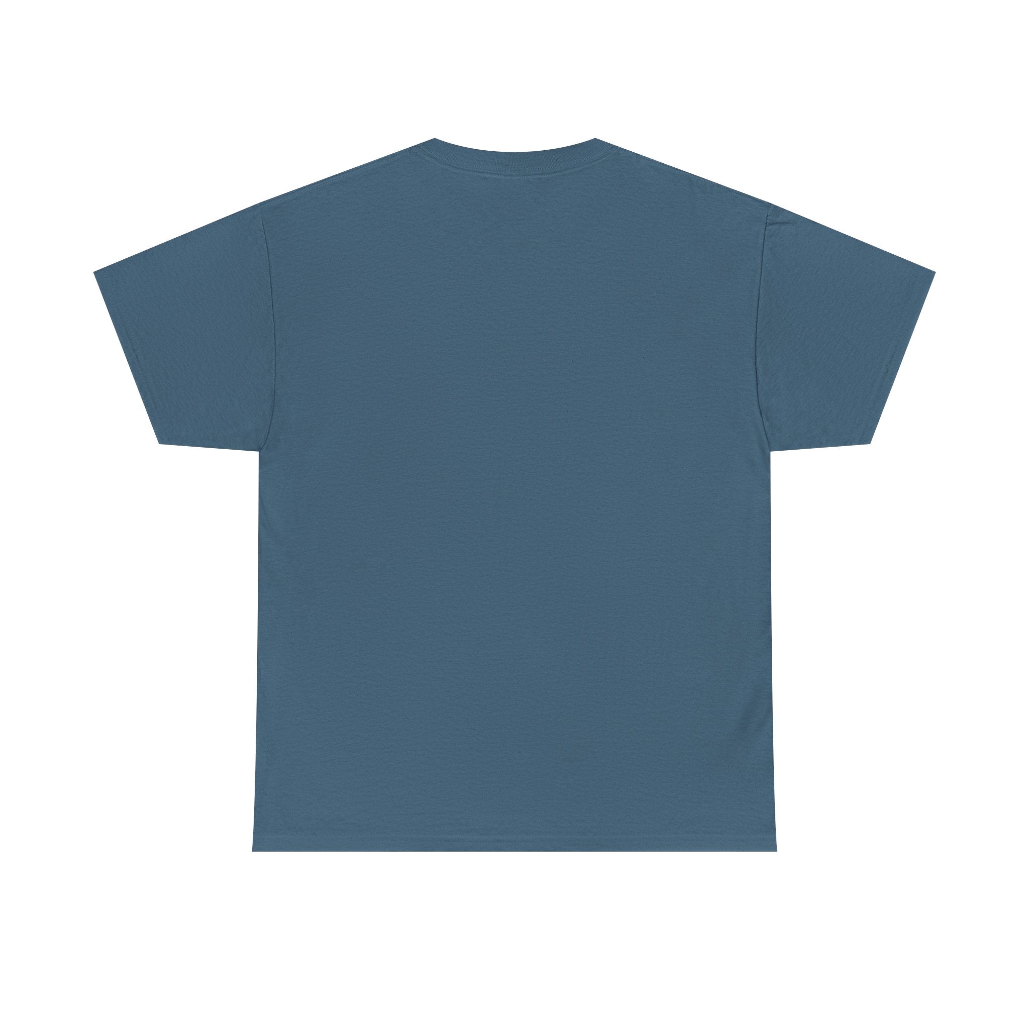 Geometric Prism Graphic Tee — Futuristic Cyan Violet Crystal T-Shirt