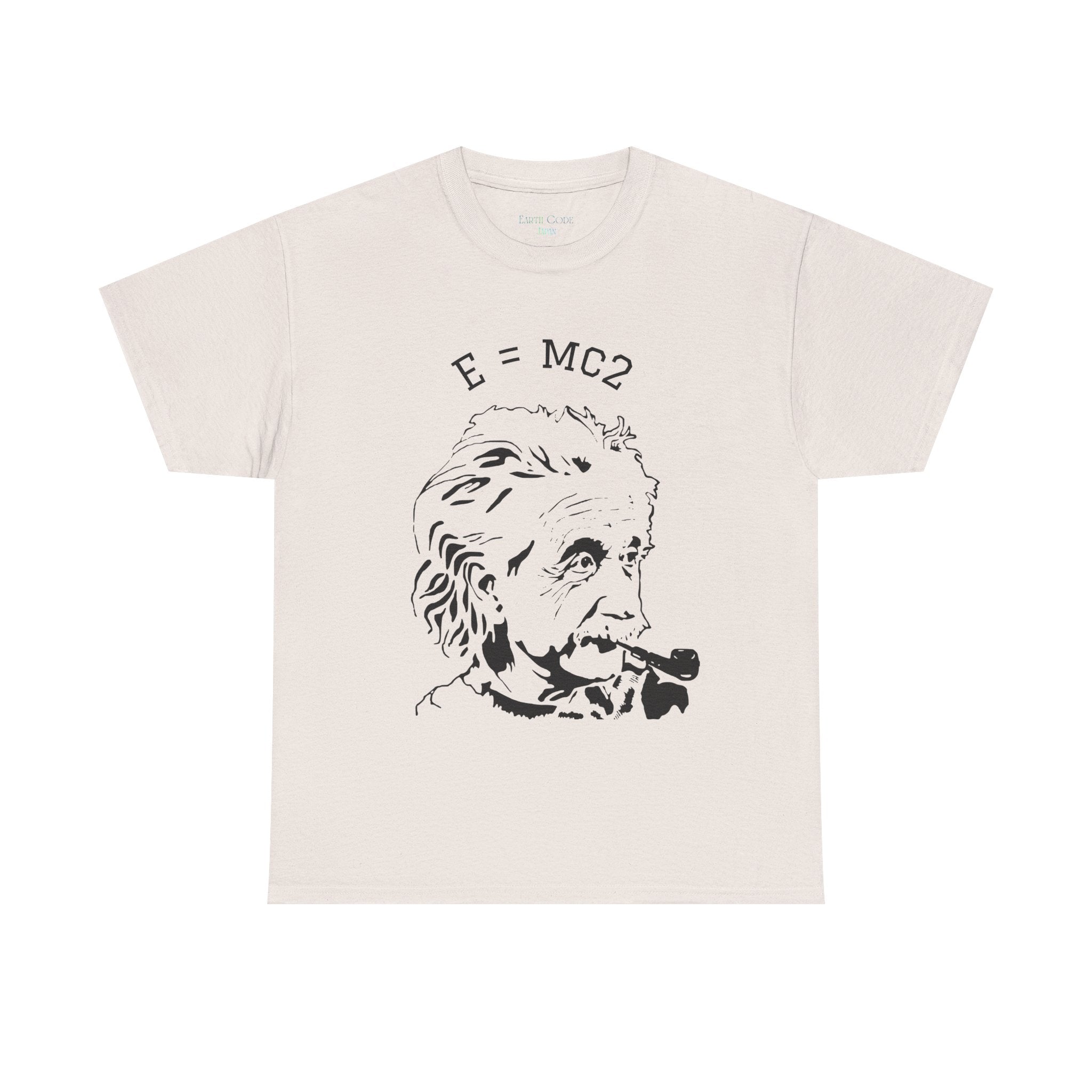 Einstein E=MC² Heavy Cotton Tee | Science Genius Graphic T-Shirt