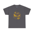 Gold Cranes, Sacred Geometry Graphic T shirts
